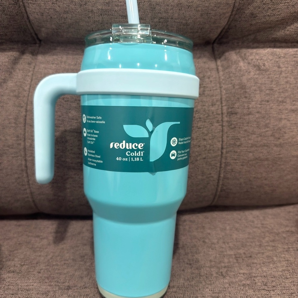 Reduce Cold1 40 oz Aqua Tumbler - Brand New